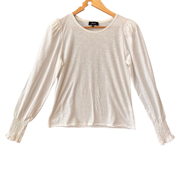 ME+EM Ruched Cuff Long Sleeve Top – Women’s Sz US 2